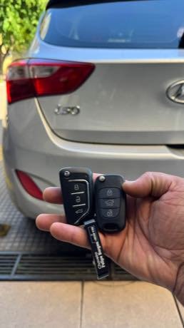 Chave codificada feita pela Auto Socorro Flash para Hyundai i30, em Pinheiros, São Paulo